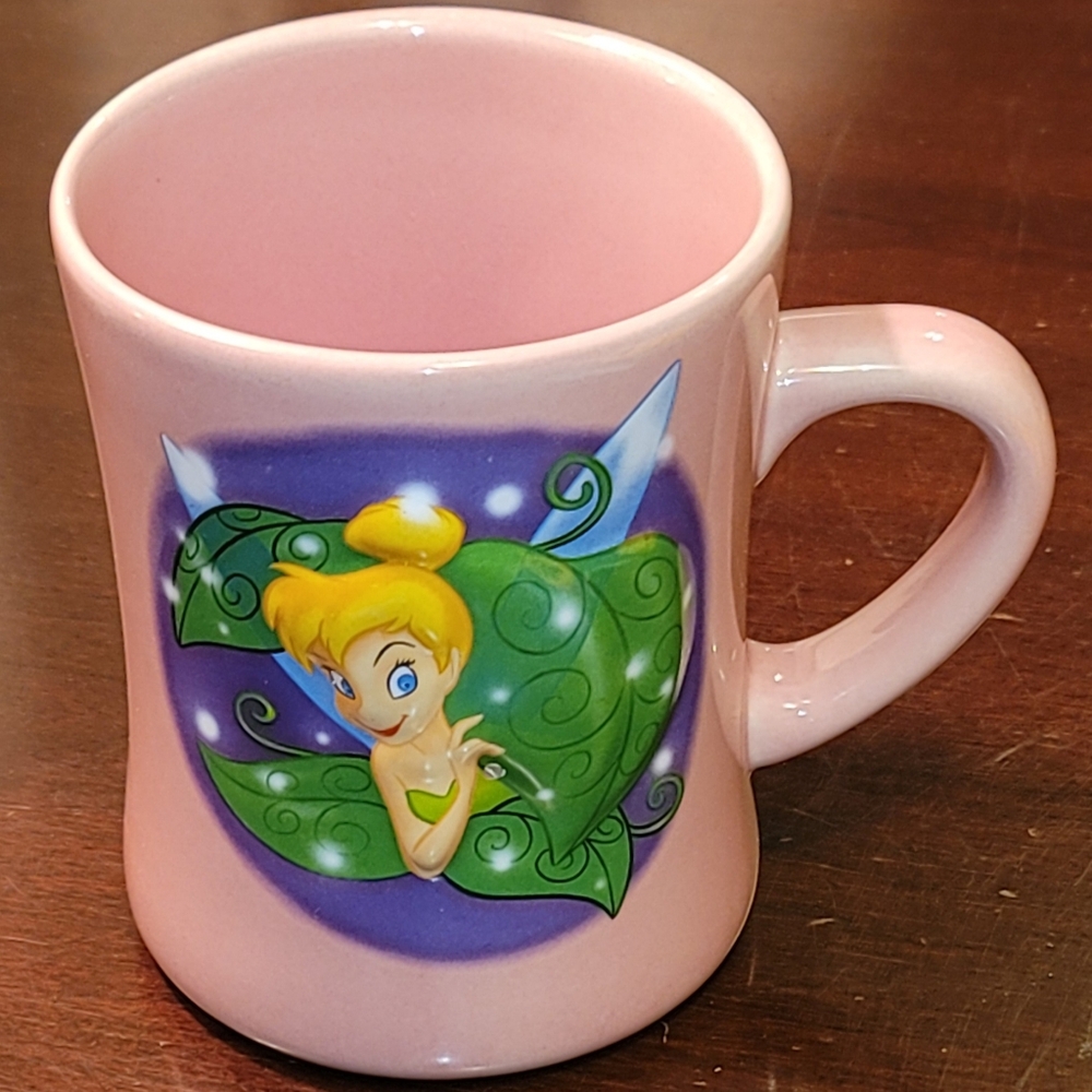 Disney Tinker Bell Pink Coffee Mug